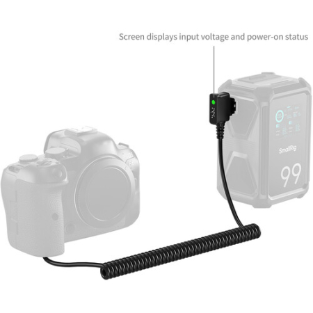 SmallRig 6656 - adapter zasilania typu Dummy, D-Tap do akumulatora Canon LP-E6P - użycie